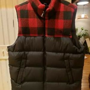 Men's North Face Buffalo Check Vest
